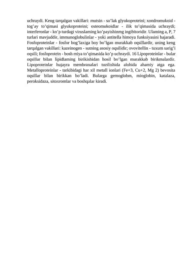 Oqsillar 4