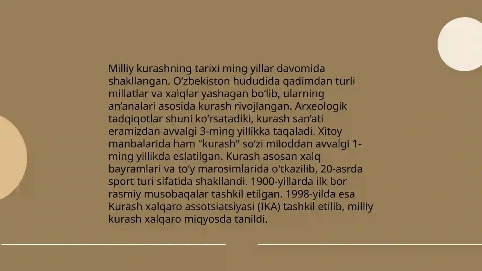 Milliy kurashning qoidalari 4