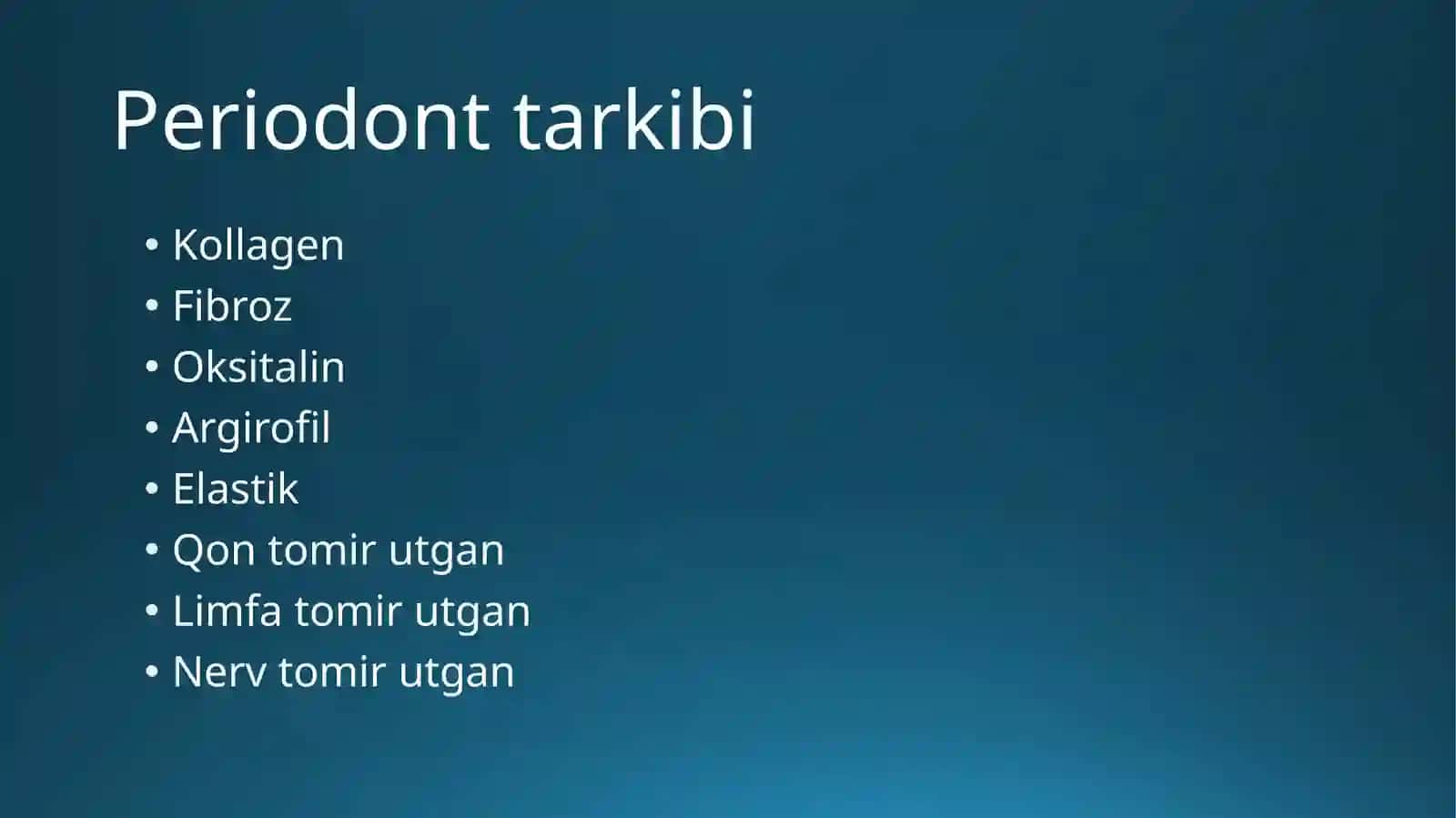 Paradont va Periadont 4