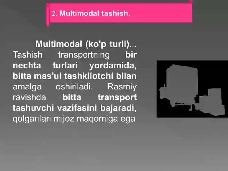 Yuklarni Tashish Turlari 4