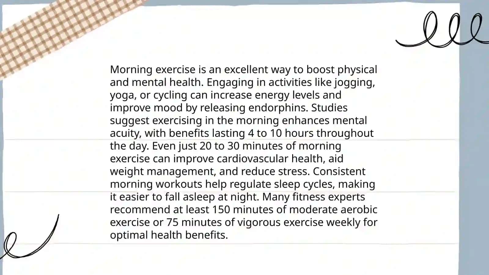 My daily routine 4