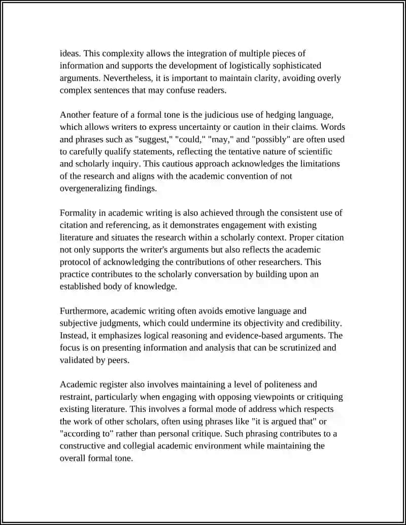 STYLISTIC CONVENTIONS FOR ACADEMIC WRITING 4