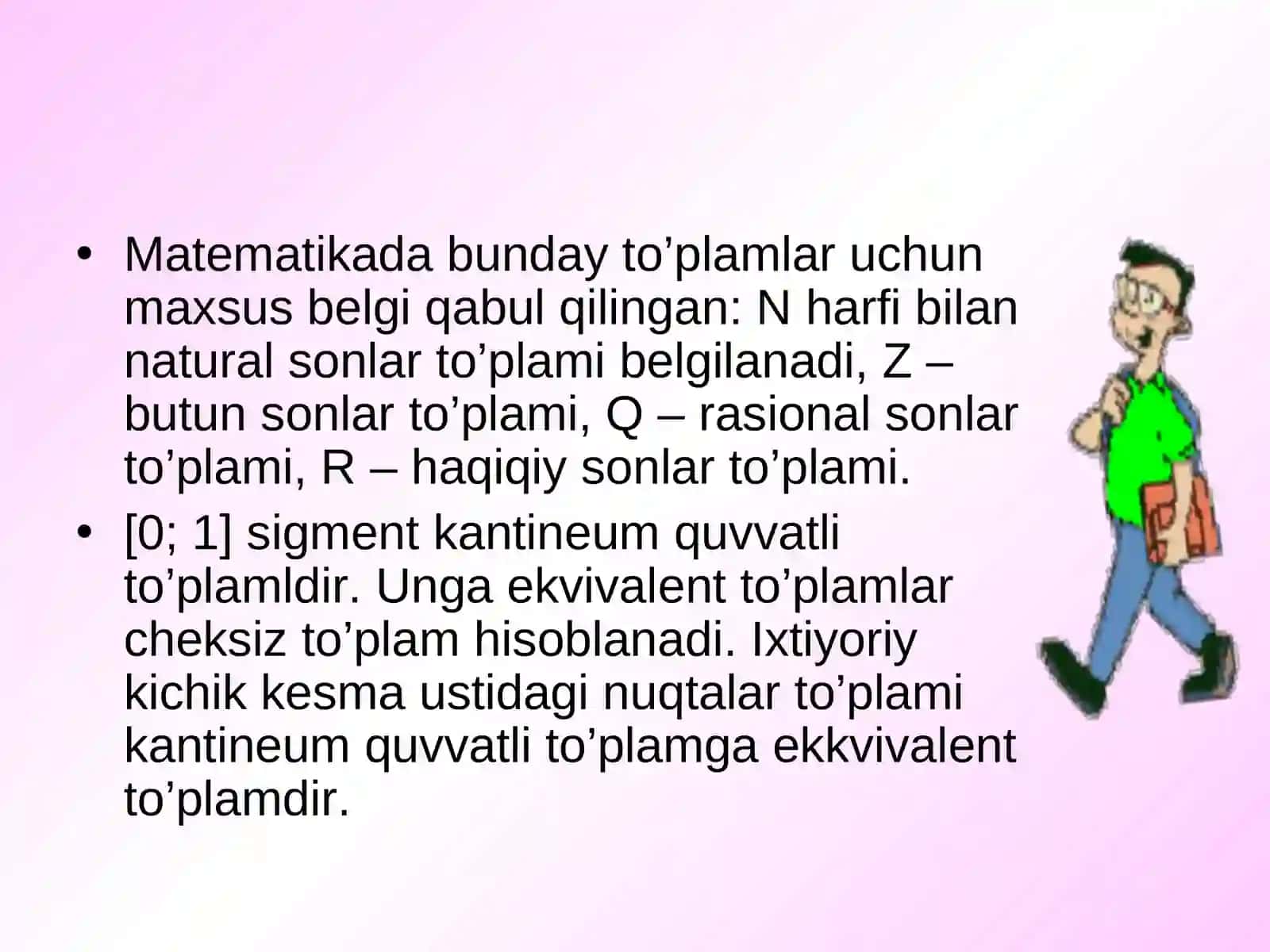 Haqiqiy sonlar aniqlash usullar 4