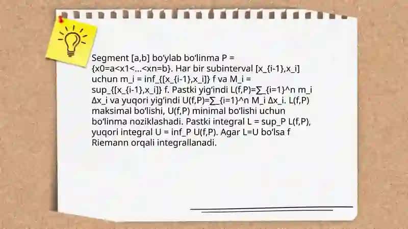 Aniq integral 4