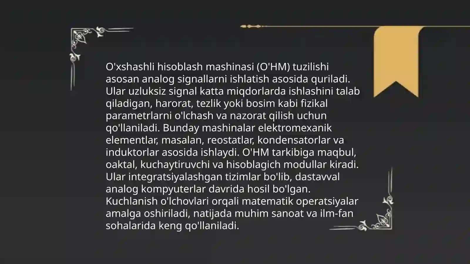 O'xshashli hisoblash mashinasi 4