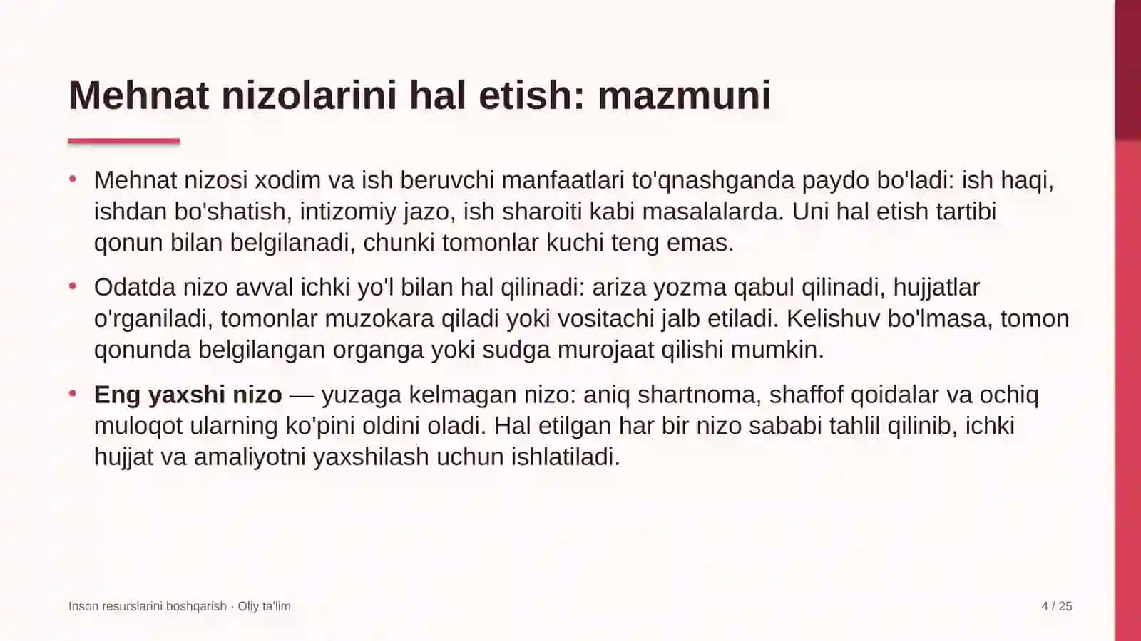 IT-parklarda mehnat nizolarini hal etish 4