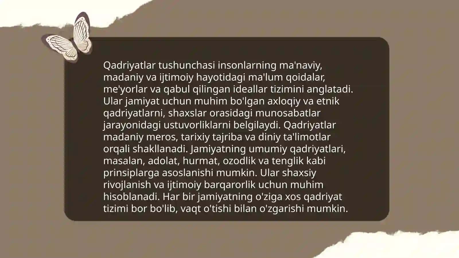 Qadriyat nazariyasining shakllanish tarixi 4