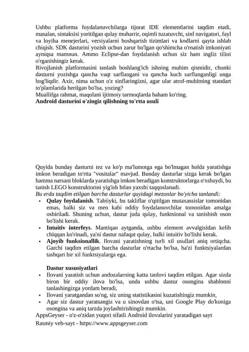 Mobil texnologiyalarni pedagogik dasturiy yechimlari va pedagogik dasturiy vositalar yaratish tizimlari 4