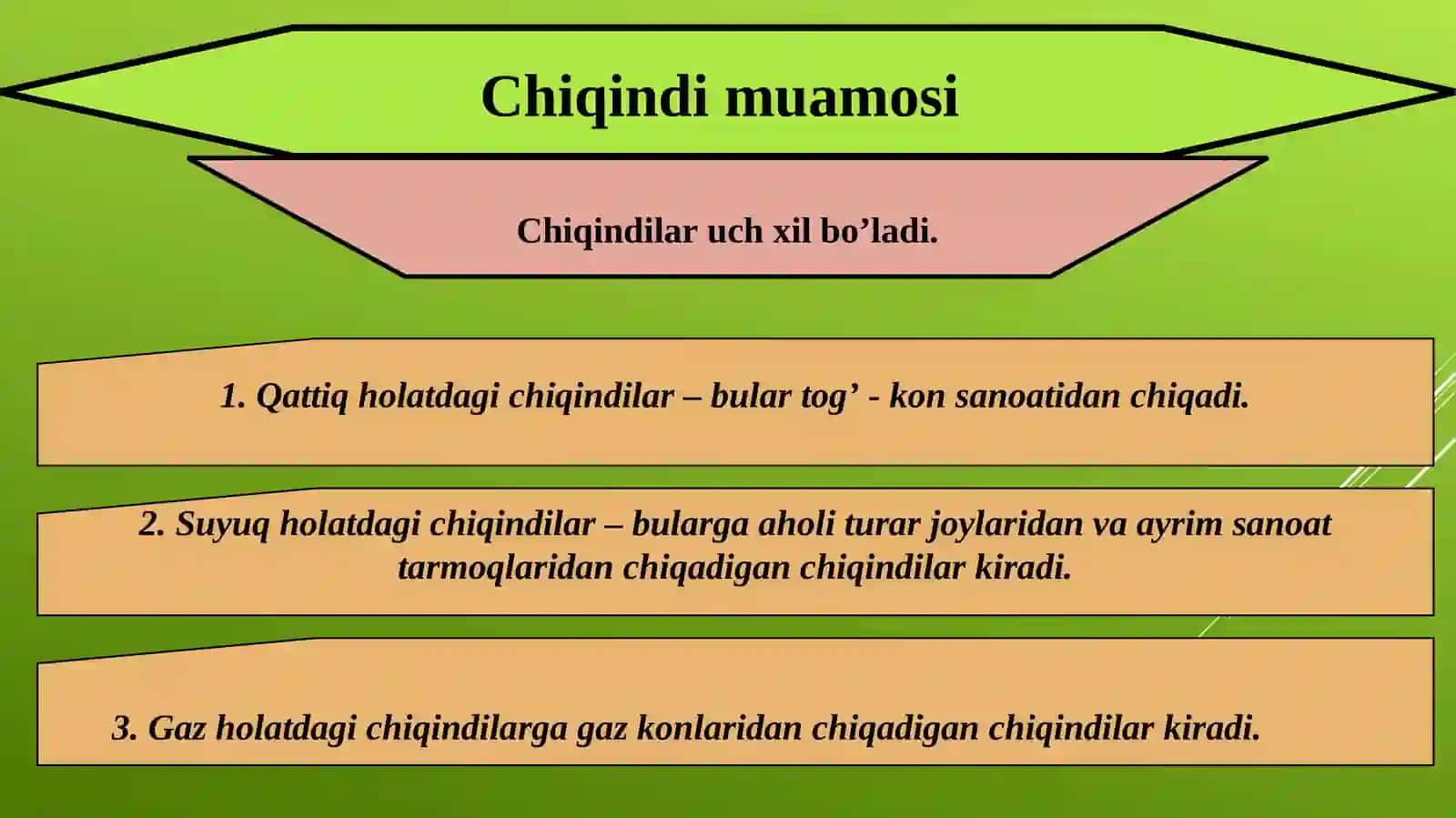 Global ekologik muammolar 4