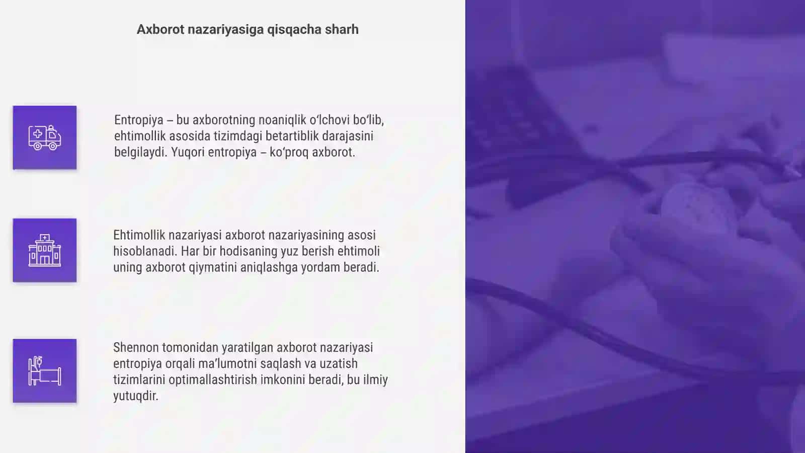 Entropiya va ehtimollik 4