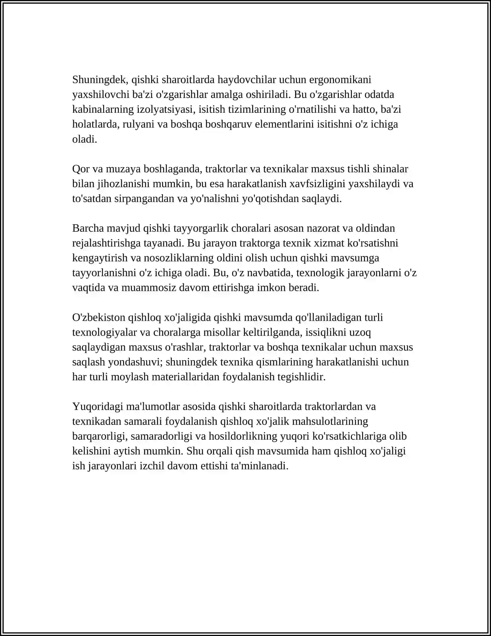 YER ISHLARINI QISHKI SHAROITLARDA BAJARISH 4
