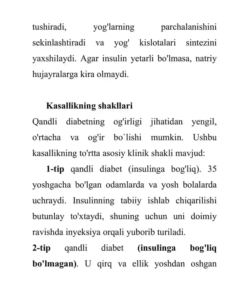 Qandli diabet 4