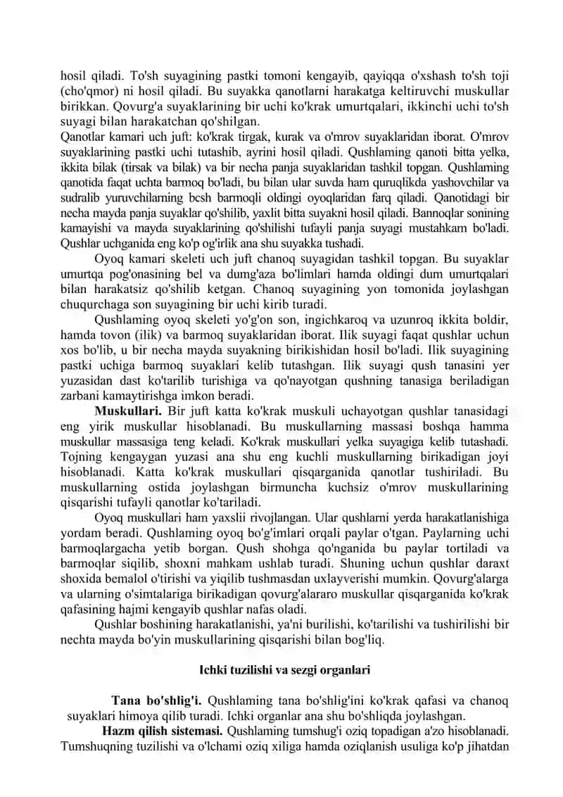 Qushlar sinfi 4