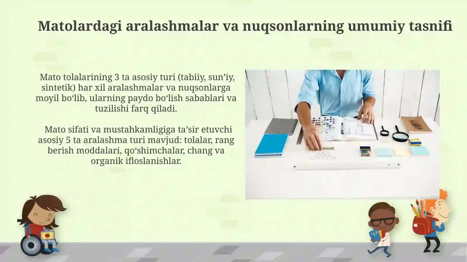Matolardagi nuqsonlarni aniqlash usullari 4