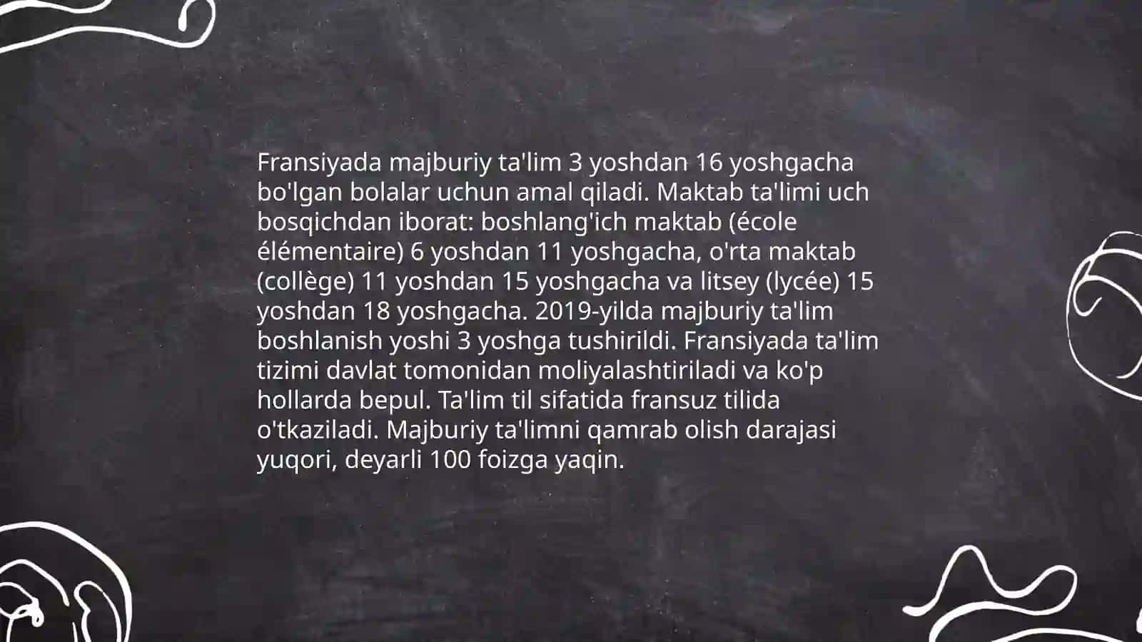 Fransiya ta'lim tizimi tarixi 4