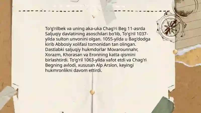 Saljuqiylar davlati tarixi 4