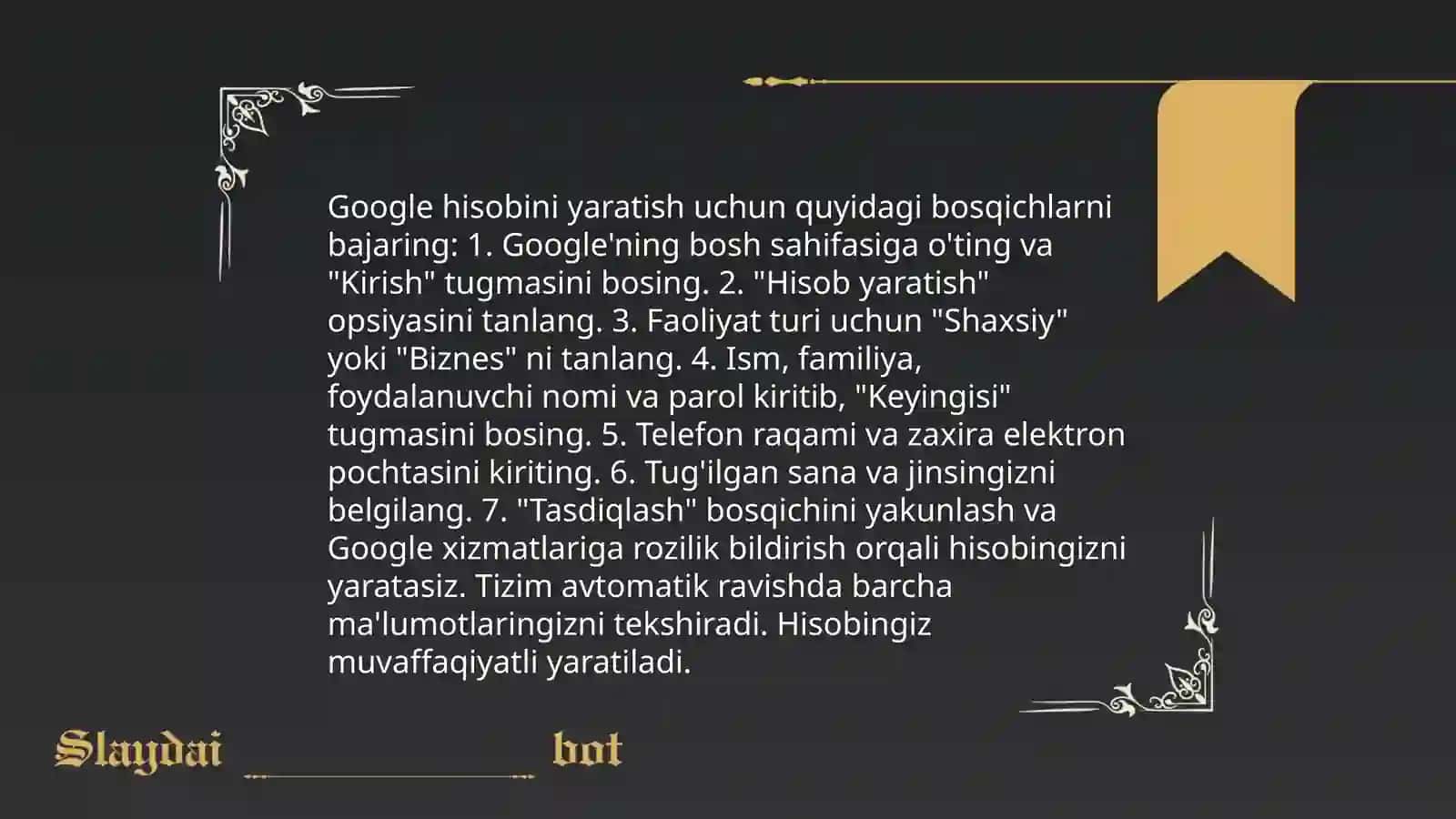 Google hisobining afzalliklari 4