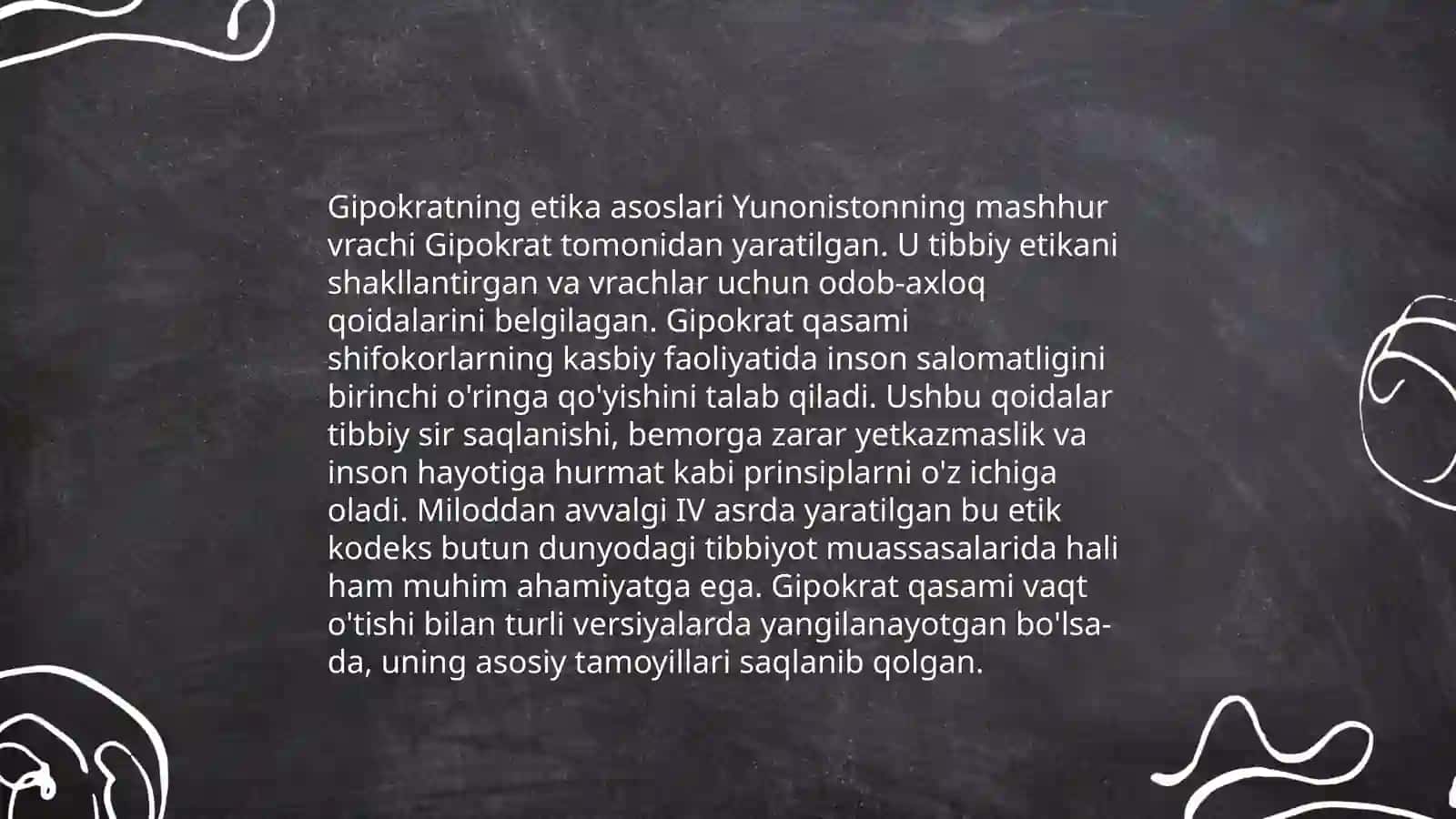 Gipokrat va Tibbiyot 4