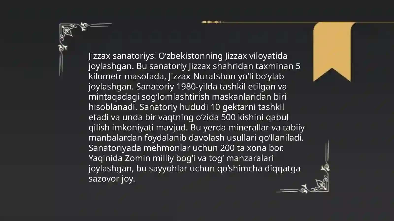 Jizzax sanatoriyasi 4