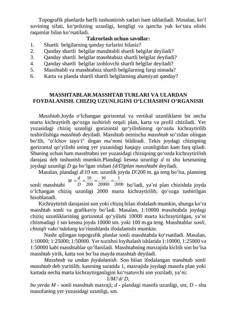 Yer Tuzishning Geodezik Asoslari 4