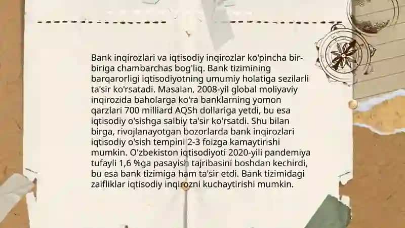 Bank inqirozlari 4