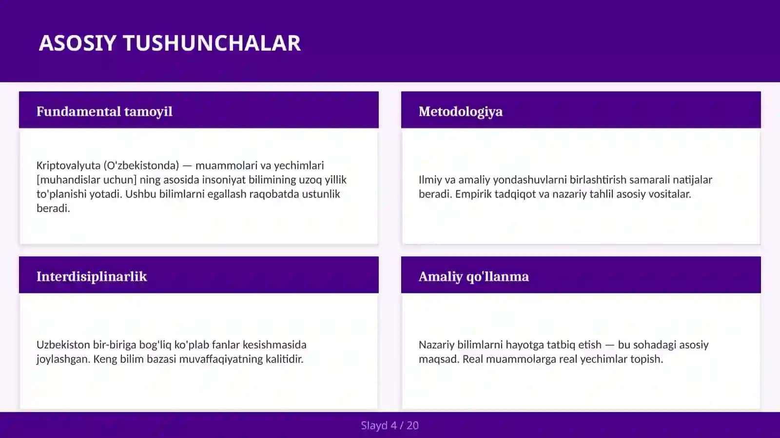 Kriptovalyuta (O'zbekistonda) — muammolari va yechimlari [muhandislar uchun] 4