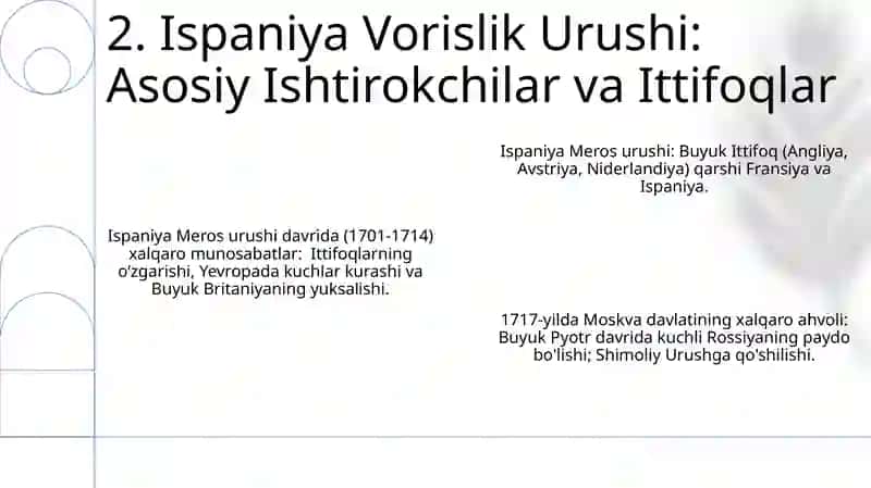 Ispaniya Vorislik Urushi Davrida Xalqaro Munosabatlar 4