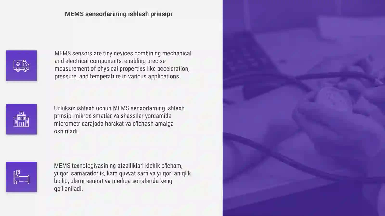 MEMS (Micro electro Mechanical Systems) datchiklarining ishlash prinsipi va afzalliklari 4