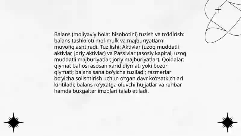 Moliyaviy hisobotlar va ularni toʻldirish 4