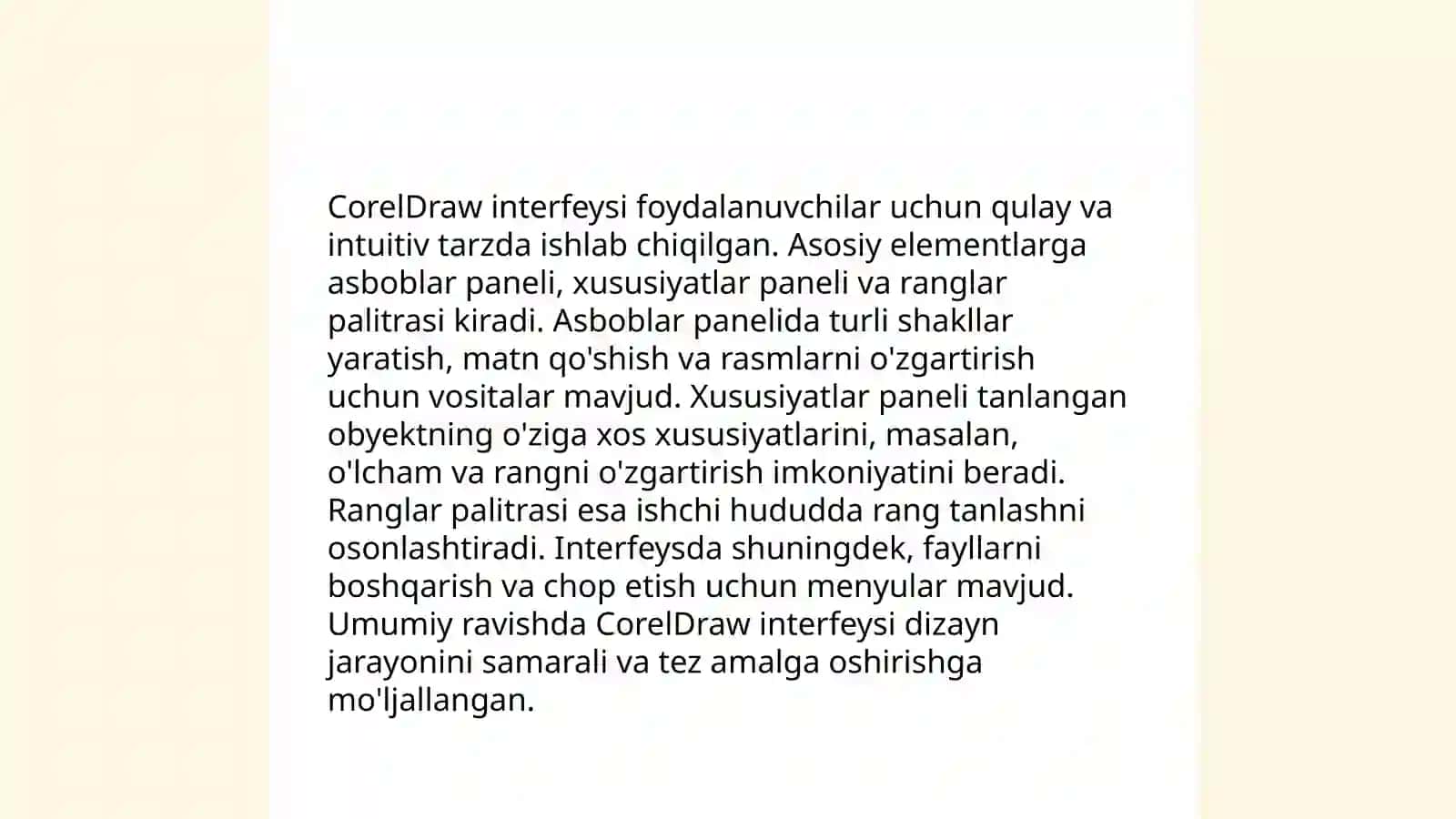 CorelDraw dasturi 4