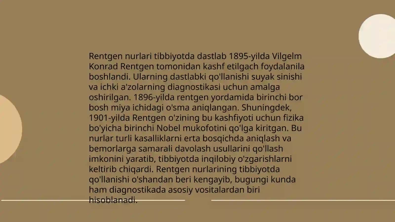 Rentgen nurlarini o'rganish 4