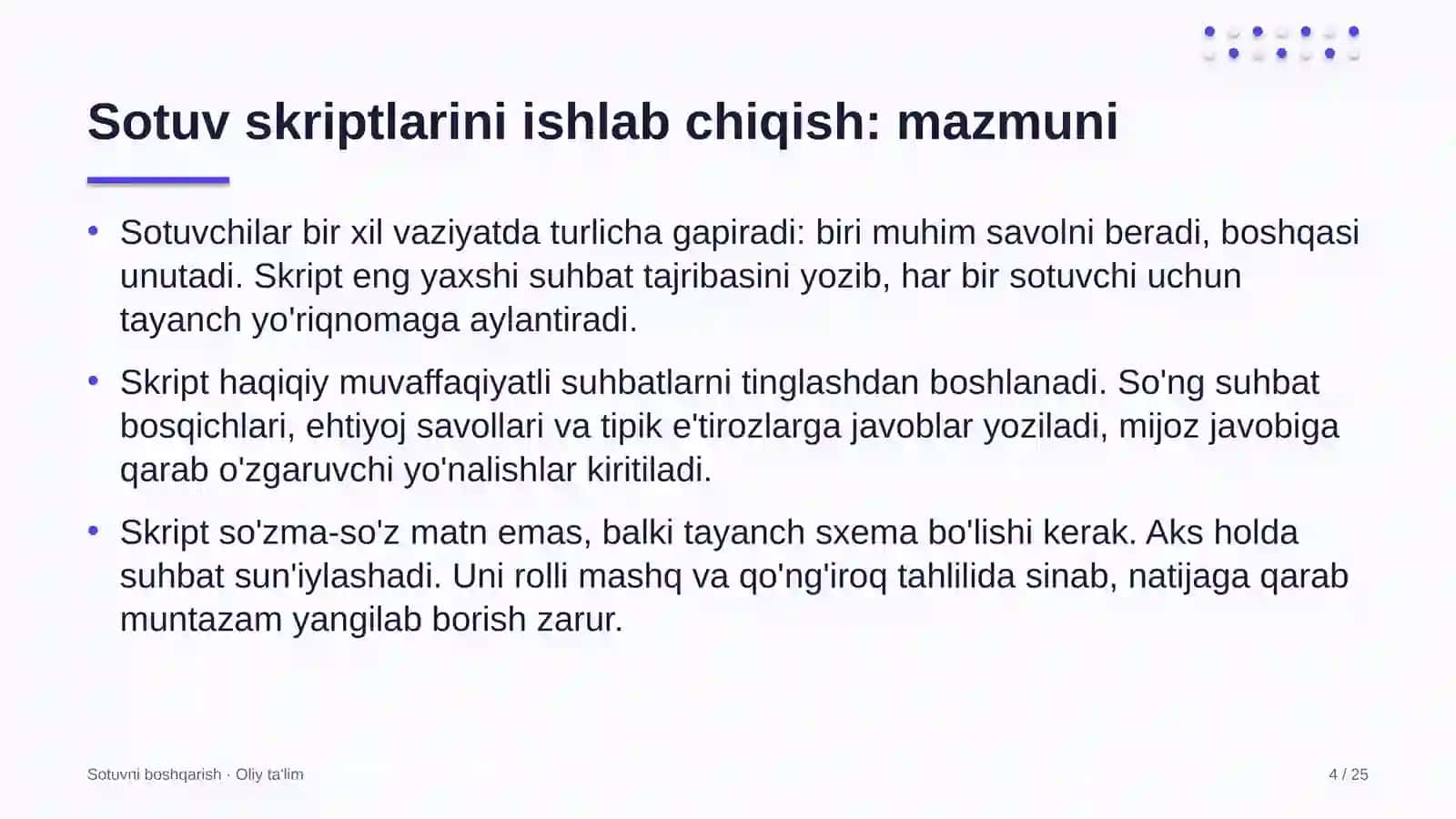 turoperatorlik kompaniyalarida sotuv skriptlarini ishlab chiqish 4701 4