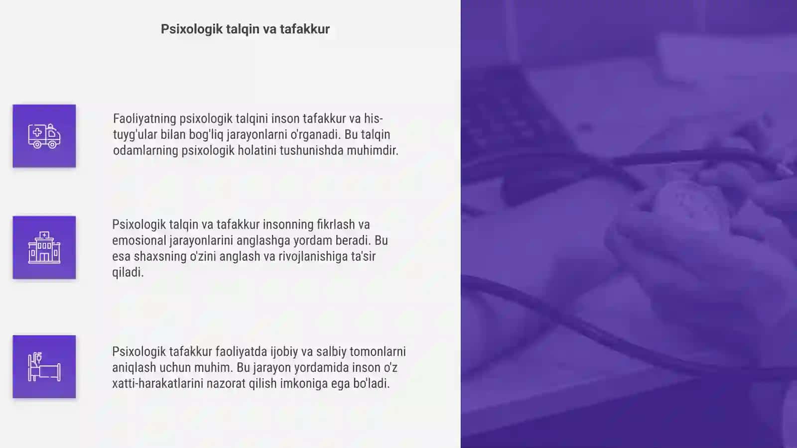 Faoliyatning psixologik talqini 4