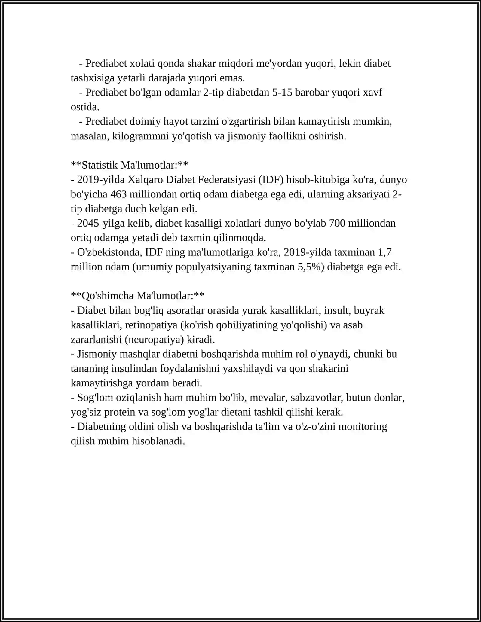 DIABETES 4