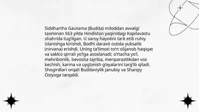 Jahon dinlari Buddaviylik dini 4
