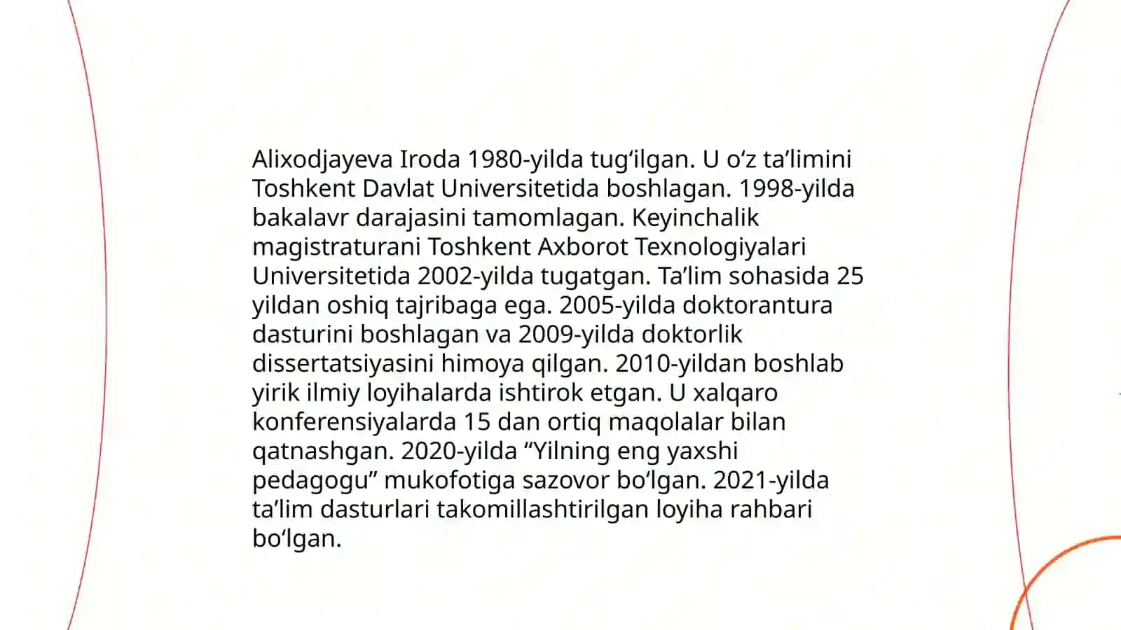 Alixodjayeva Iroda 4