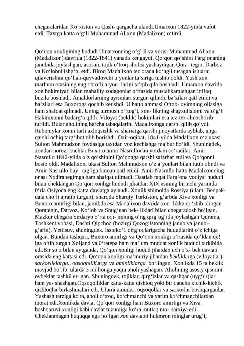 Qo`qon xonligi 4