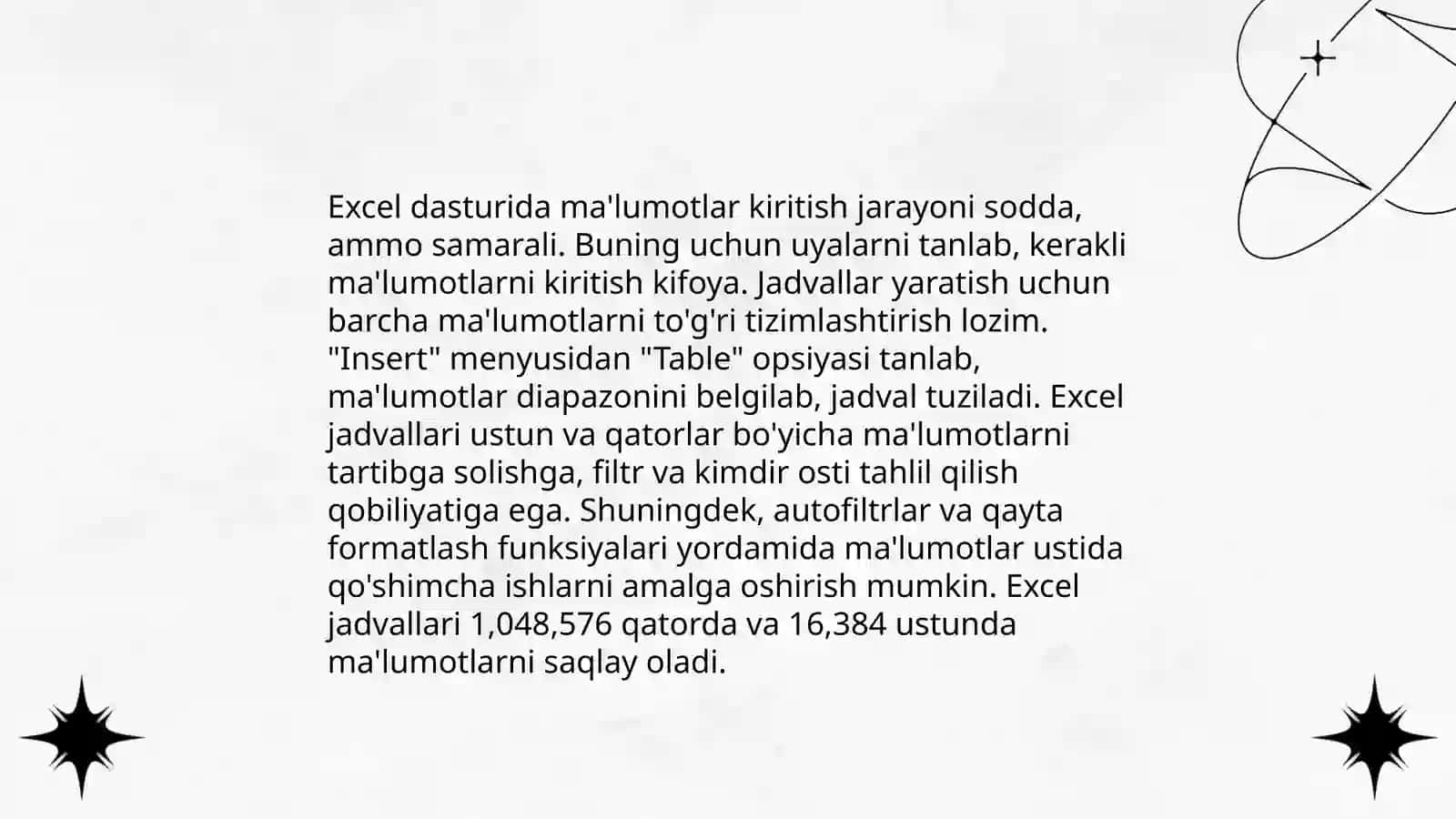 Word Excel va Power Point Dasturlarini Oʻrgatish 4