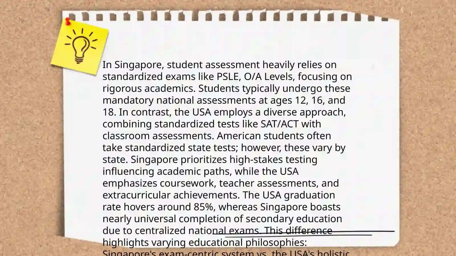 Singapore and USA education system 4