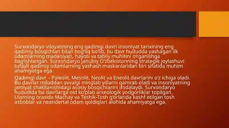 Surxondaryo tarixi maxsus kursining maqsad va vazifalari 4