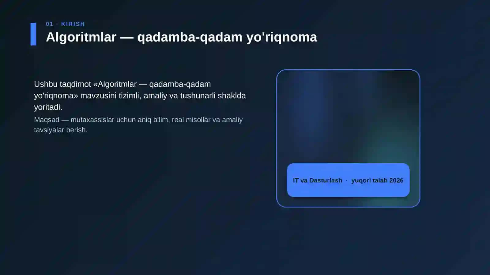 Algoritmlar — qadamba-qadam yo'riqnoma 4