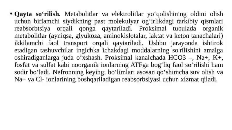 Buyrak biokimyosi 4