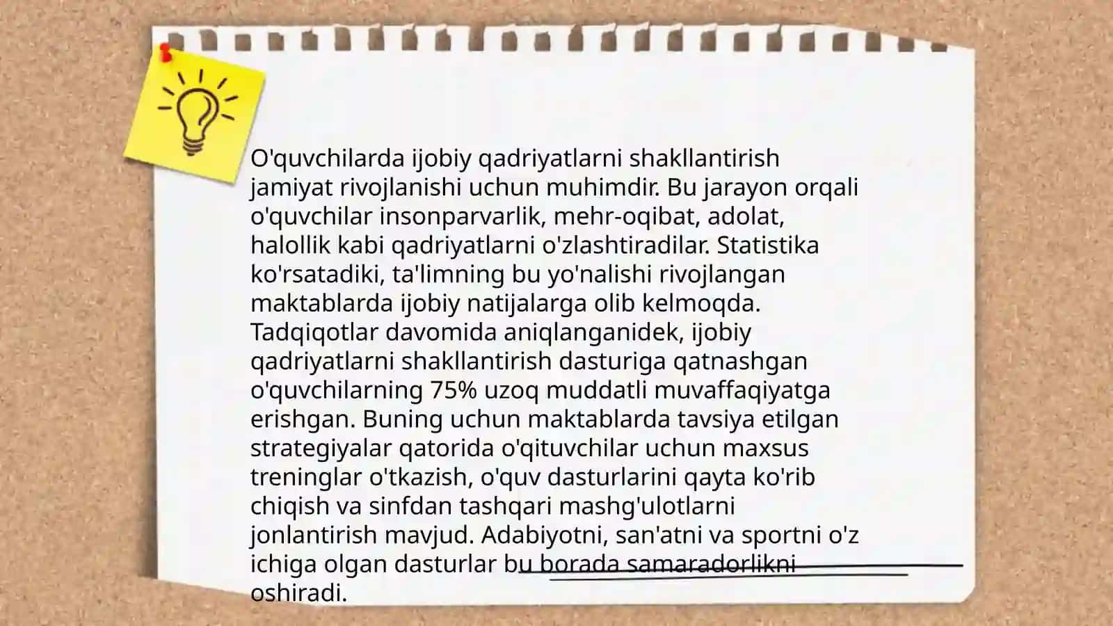Sinf rahbarining tarbiyaviy ishi 4