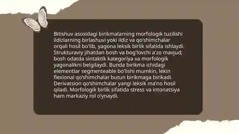 Bitishuv asosidagi birikma 4