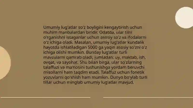 Lug'atlar tarixi 4