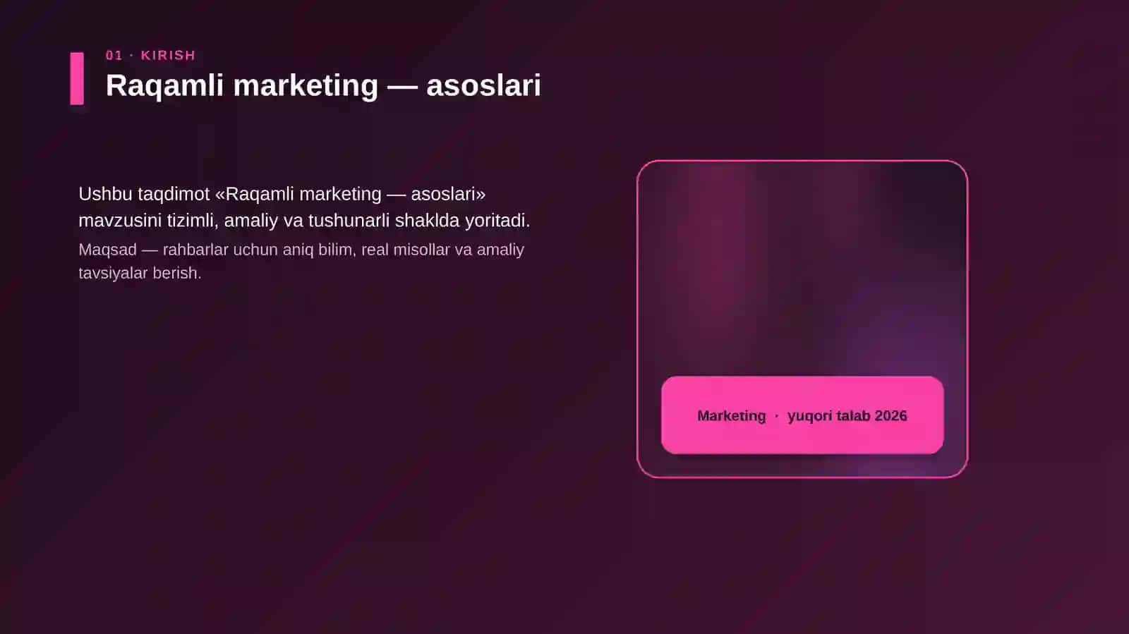 Raqamli marketing — asoslari 4