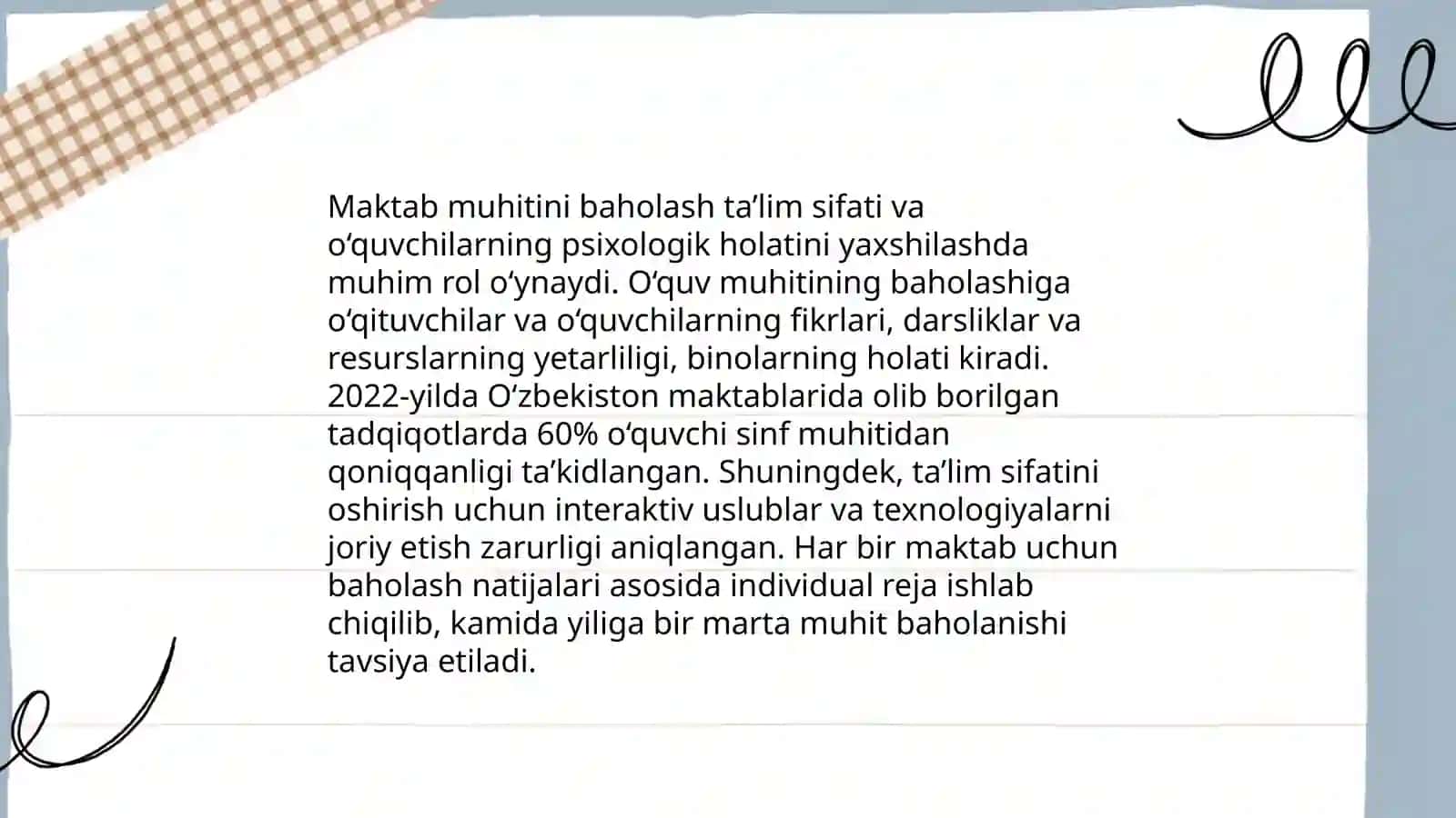 TALIS xalqaro baholash dasturi 4