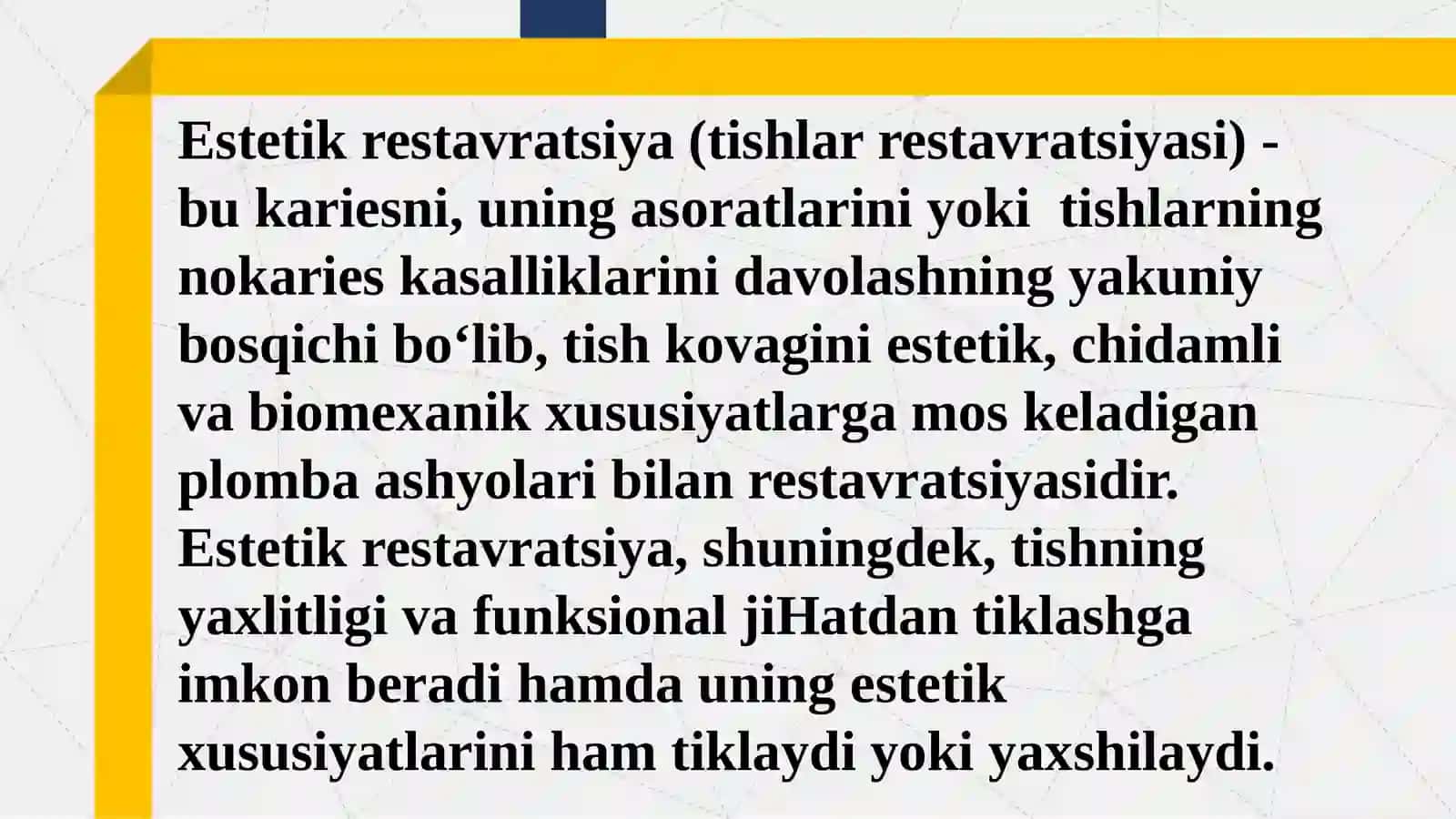 Tishlar restavratsiyasi 4