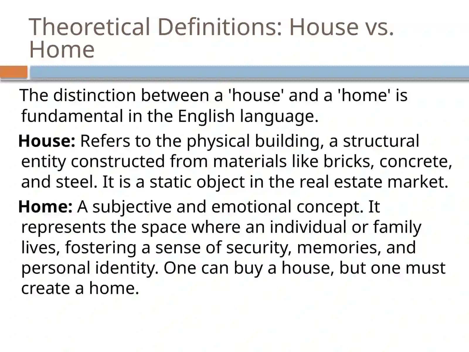 Describing Houses and Homes 4