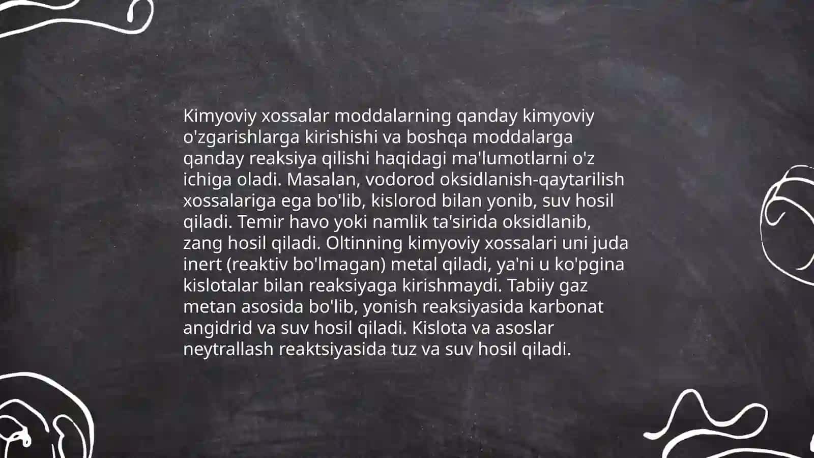 Kimyo 4-guruh elementlarining ahamiyati 4